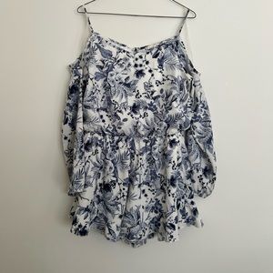 Altrd State Flowy Open Shoulder Romper